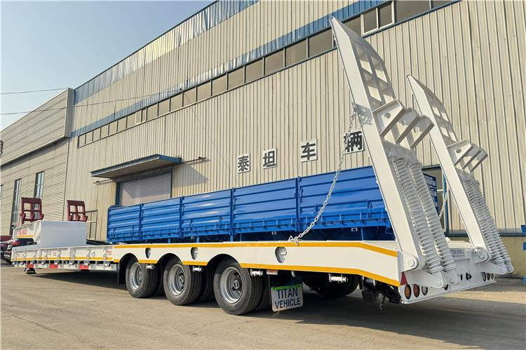 TITAN 3 Axle 80 Ton Lowbed Semi Trailer for Sale In Philippines - סמיטריילר עם מטען נמוך: תמונה 2 TITAN 3 Axle 80 Ton Lowbed Semi Trailer for Sale In Philippines - סמיטריילר עם מטען נמוך: תמונה 2
