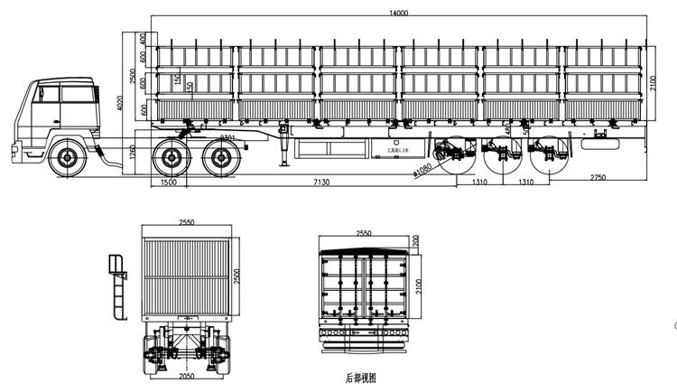 TITAN 3 Axle Cargo Fence Trailer with Air Suspension Transport Animal - סמיטריילר להובלת בעלי חיים: תמונה 5 TITAN 3 Axle Cargo Fence Trailer with Air Suspension Transport Animal - סמיטריילר להובלת בעלי חיים: תמונה 5