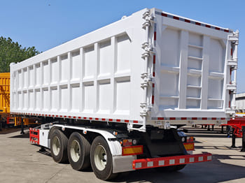 TITAN 3 Axle End Dump Trailer for Sale in Ghana - סמיטריילר עם מזהיר: תמונה 1 TITAN 3 Axle End Dump Trailer for Sale in Ghana - סמיטריילר עם מזהיר: תמונה 1