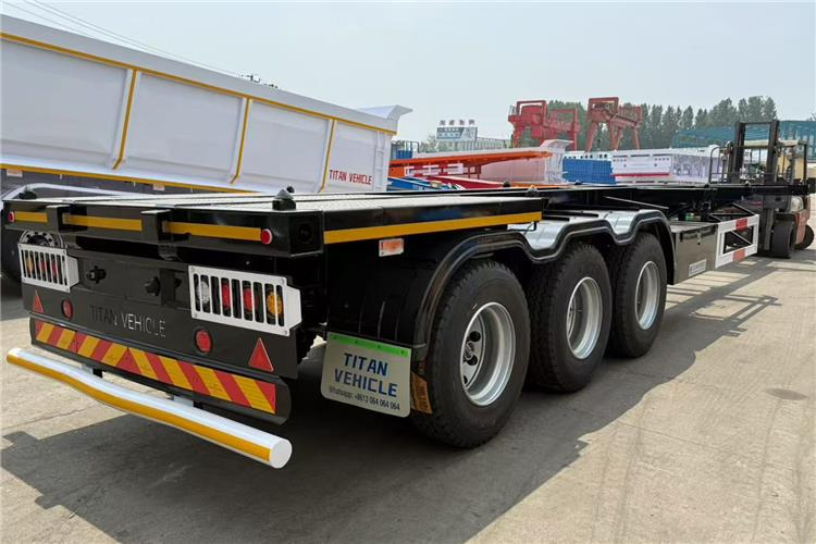 TITAN 3 Axle Skeletal Semi Trailer Price for Sale Near Me In Jamaica - סמיטריילר שלדה: תמונה 1 TITAN 3 Axle Skeletal Semi Trailer Price for Sale Near Me In Jamaica - סמיטריילר שלדה: תמונה 1