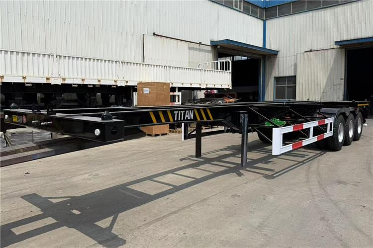 TITAN 3 Axle Skeletal Semi Trailer Price for Sale Near Me In Jamaica - סמיטריילר שלדה: תמונה 2 TITAN 3 Axle Skeletal Semi Trailer Price for Sale Near Me In Jamaica - סמיטריילר שלדה: תמונה 2