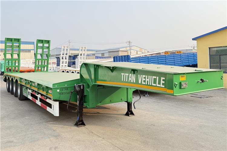 TITAN 4 Axle 100 Ton Low Bed Truck Trailer for Sale In Zimbabwe - סמיטריילר עם מטען נמוך: תמונה 1 TITAN 4 Axle 100 Ton Low Bed Truck Trailer for Sale In Zimbabwe - סמיטריילר עם מטען נמוך: תמונה 1