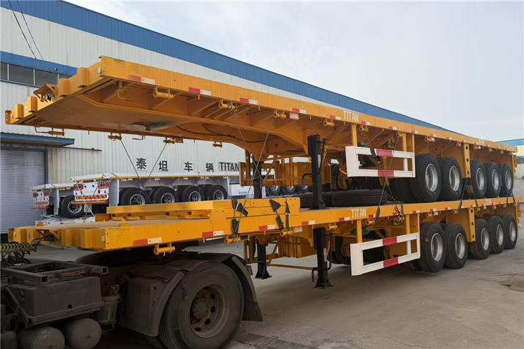 TITAN 4 Axle 13M Flatbed Trailer Price for Sale In Zimbabwe - סמיטריילר צד נופל/ שטוח: תמונה 4 TITAN 4 Axle 13M Flatbed Trailer Price for Sale In Zimbabwe - סמיטריילר צד נופל/ שטוח: תמונה 4