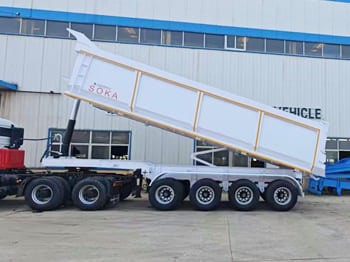 TITAN 4 Axle Container Hydraulic Dump Trailer for Sale in Zambia - סמיטריילר עם מזהיר: תמונה 2 TITAN 4 Axle Container Hydraulic Dump Trailer for Sale in Zambia - סמיטריילר עם מזהיר: תמונה 2