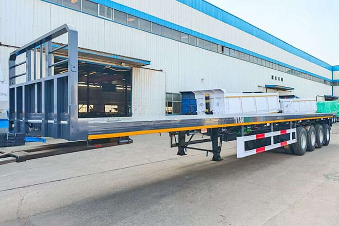 TITAN 4 Axle Flatbed Trailer for Sale in Zimbabwe - סמיטריילר צד נופל/ שטוח: תמונה 1 TITAN 4 Axle Flatbed Trailer for Sale in Zimbabwe - סמיטריילר צד נופל/ שטוח: תמונה 1