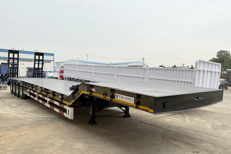 TITAN 4 Axle Lowbed Trailer for Sale in Mali - סמיטריילר עם מטען נמוך: תמונה 2 TITAN 4 Axle Lowbed Trailer for Sale in Mali - סמיטריילר עם מטען נמוך: תמונה 2