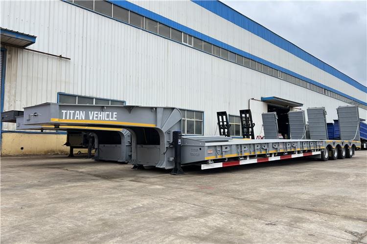 TITAN 4 Line 8 Axle Low Loader Trailer for Sale In Costa Rica - סמיטריילר עם מטען נמוך: תמונה 1 TITAN 4 Line 8 Axle Low Loader Trailer for Sale In Costa Rica - סמיטריילר עם מטען נמוך: תמונה 1