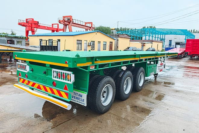 TITAN 40 Foot Tri Axle Flat Deck Trailer for Sale in Senegal - סמיטריילר צד נופל/ שטוח: תמונה 2 TITAN 40 Foot Tri Axle Flat Deck Trailer for Sale in Senegal - סמיטריילר צד נופל/ שטוח: תמונה 2