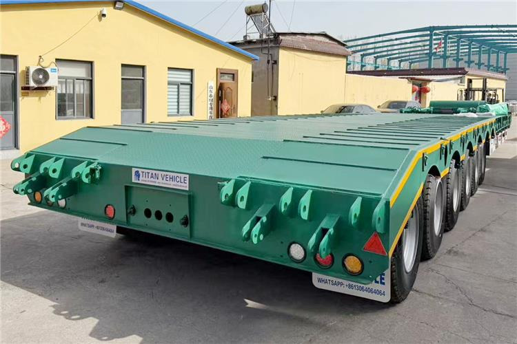 TITAN 6 Axle 80 Ton Low Loader Semi Trailer for Sale In Zambia - סמיטריילר עם מטען נמוך: תמונה 3 TITAN 6 Axle 80 Ton Low Loader Semi Trailer for Sale In Zambia - סמיטריילר עם מטען נמוך: תמונה 3