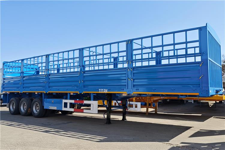 TITAN 60 Ton Fence Cargo Semi Trailer for Sale in Tanzania - סמיטריילר להובלת בעלי חיים: תמונה 2 TITAN 60 Ton Fence Cargo Semi Trailer for Sale in Tanzania - סמיטריילר להובלת בעלי חיים: תמונה 2