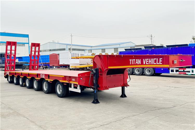 TITAN 7 Axle 120 Ton Lowbed Trailer for Sale In Saudi Arabia - סמיטריילר עם מטען נמוך: תמונה 1 TITAN 7 Axle 120 Ton Lowbed Trailer for Sale In Saudi Arabia - סמיטריילר עם מטען נמוך: תמונה 1