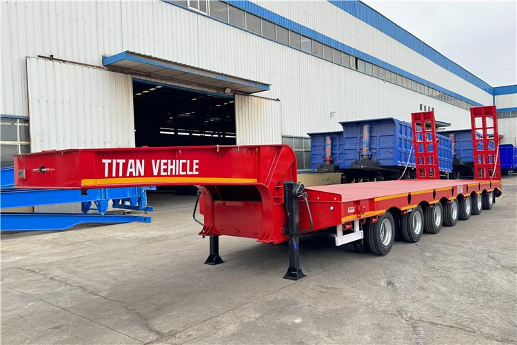 TITAN 7 Axle 120 Ton Lowbed Trailer for Sale In Saudi Arabia - סמיטריילר עם מטען נמוך: תמונה 3 TITAN 7 Axle 120 Ton Lowbed Trailer for Sale In Saudi Arabia - סמיטריילר עם מטען נמוך: תמונה 3