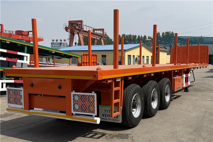 TITAN Container Flatbed Truck Trailer with Piles In Angola - סמיטריילר מוביל מכולות/ החלפת גוף: תמונה 3 TITAN Container Flatbed Truck Trailer with Piles In Angola - סמיטריילר מוביל מכולות/ החלפת גוף: תמונה 3