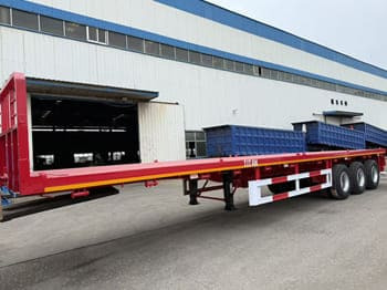 TITAN Flatbed Tri Axle Truck Trailer for Sale in Tanzania - סמיטריילר צד נופל/ שטוח: תמונה 1 TITAN Flatbed Tri Axle Truck Trailer for Sale in Tanzania - סמיטריילר צד נופל/ שטוח: תמונה 1
