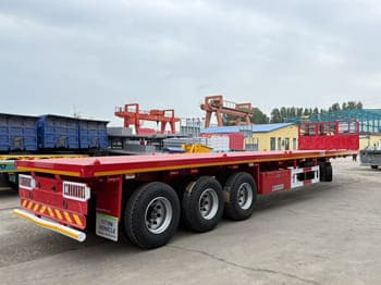 TITAN Flatbed Tri Axle Truck Trailer for Sale in Tanzania - סמיטריילר צד נופל/ שטוח: תמונה 3 TITAN Flatbed Tri Axle Truck Trailer for Sale in Tanzania - סמיטריילר צד נופל/ שטוח: תמונה 3