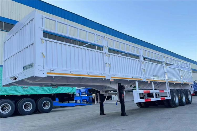 TITAN In Stock 30/40/50 Ton Fence Semi Trailer Transport Cargo Bulk In Senegal - סמיטריילר להובלת בעלי חיים: תמונה 1 TITAN In Stock 30/40/50 Ton Fence Semi Trailer Transport Cargo Bulk In Senegal - סמיטריילר להובלת בעלי חיים: תמונה 1