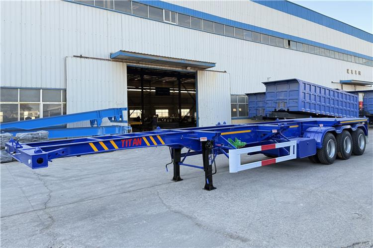TITAN Sales Promotion 40 feet Container Trailer for Sale In Mexico - סמיטריילר שלדה: תמונה 2 TITAN Sales Promotion 40 feet Container Trailer for Sale In Mexico - סמיטריילר שלדה: תמונה 2
