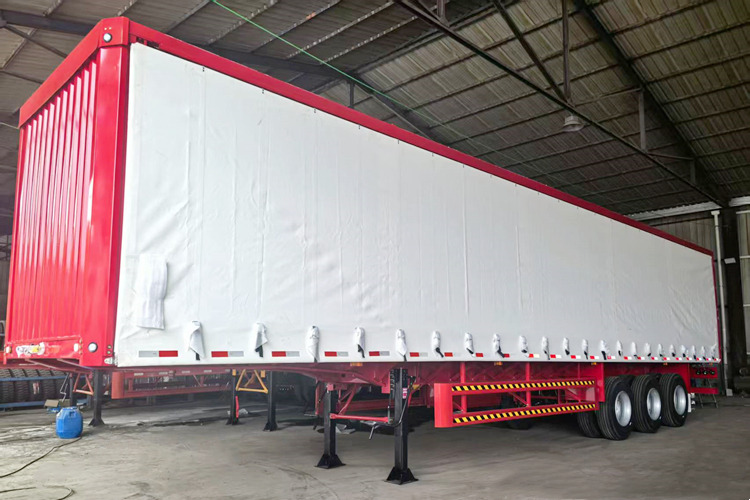 TITAN Side Curtain Trailer for Sale in Congo - סמיטריילר עם וילונות צד: תמונה 4 TITAN Side Curtain Trailer for Sale in Congo - סמיטריילר עם וילונות צד: תמונה 4