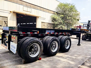 TITAN Tri Axle Chassis Container for Sale in Nigeria - סמיטריילר שלדה: תמונה 4 TITAN Tri Axle Chassis Container for Sale in Nigeria - סמיטריילר שלדה: תמונה 4