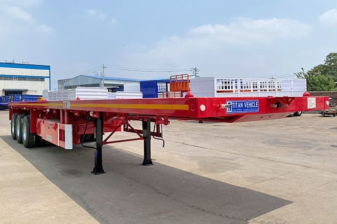 TITAN Tri Axle Flatbed Trailer for Sale Near Me in Nigeria - סמיטריילר צד נופל/ שטוח: תמונה 2 TITAN Tri Axle Flatbed Trailer for Sale Near Me in Nigeria - סמיטריילר צד נופל/ שטוח: תמונה 2