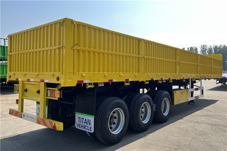 TITAN Triple Axle Trailer with Drop Side Trailer for Sale In Ghana - סמיטריילר צד נופל/ שטוח: תמונה 3 TITAN Triple Axle Trailer with Drop Side Trailer for Sale In Ghana - סמיטריילר צד נופל/ שטוח: תמונה 3
