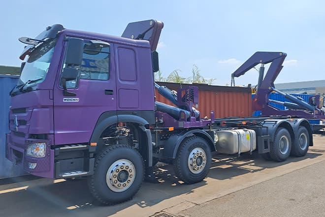 XCMG 37 Ton Container Side Lifter Truck for Sale in Kiribati - מוביל מכולות/ משאית החלפת גוף: תמונה 1 XCMG 37 Ton Container Side Lifter Truck for Sale in Kiribati - מוביל מכולות/ משאית החלפת גוף: תמונה 1