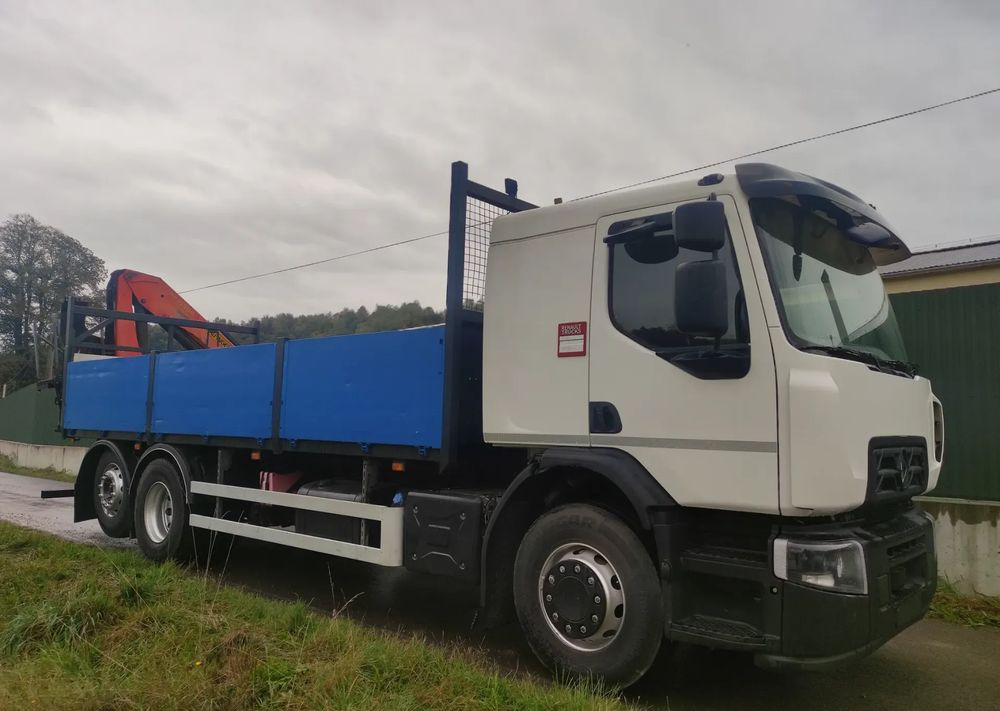 Renault Gama D 26.320 skrzynia hds palfinger PK15500 - משאית צד נופל/ שטוחה, משאית מנוף: תמונה 3 Renault Gama D 26.320 skrzynia hds palfinger PK15500 - משאית צד נופל/ שטוחה, משאית מנוף: תמונה 3