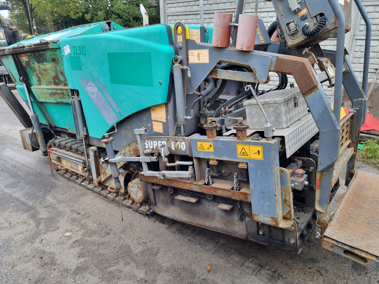 VÖGELE SUPER 800 - מרצף אספלט: תמונה 3 VÖGELE SUPER 800 - מרצף אספלט: תמונה 3