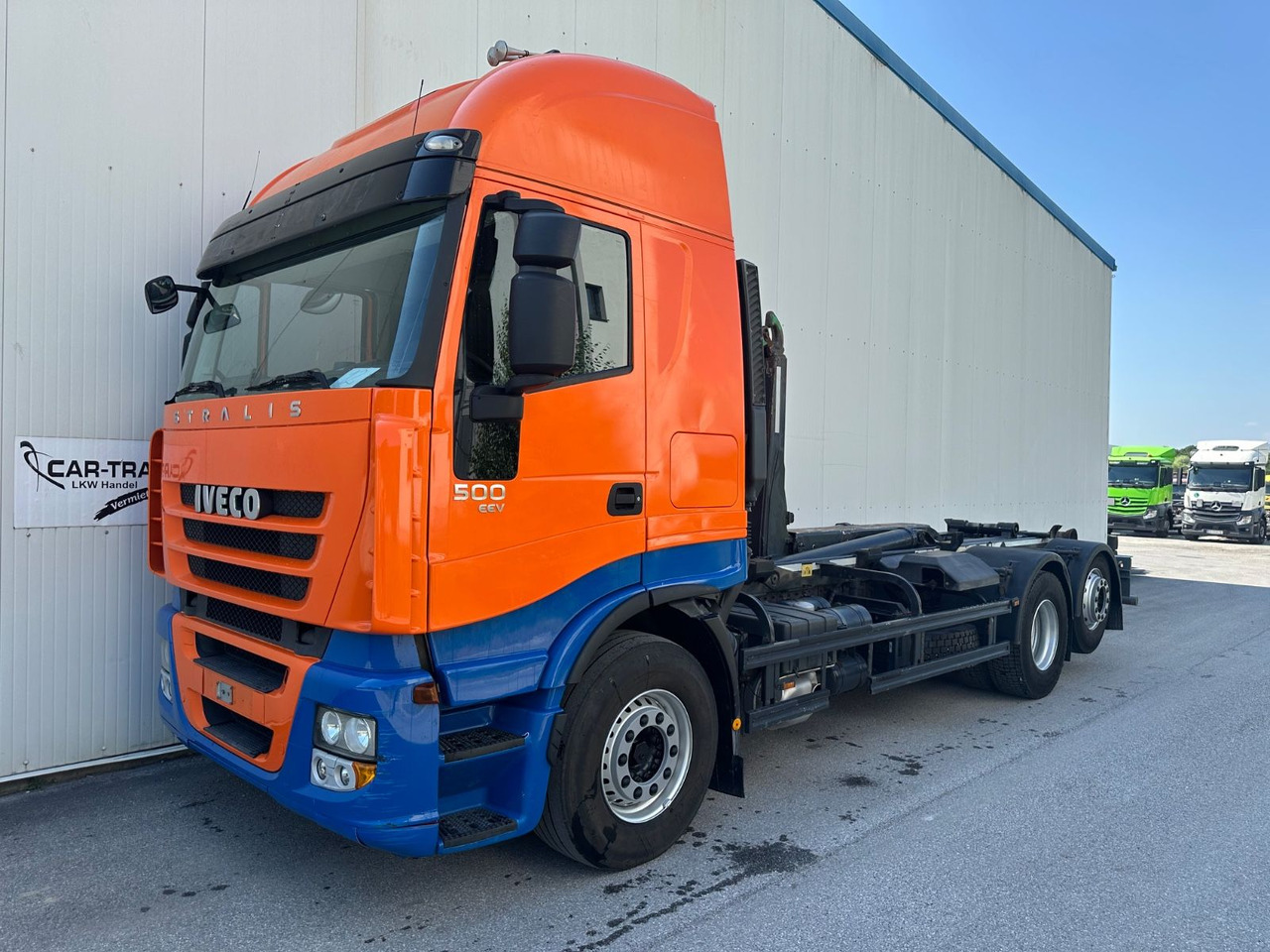 Iveco Stralis 500EEV 20T Meiller Lenkachse Retarder - משאית הרמת וו: תמונה 1 Iveco Stralis 500EEV 20T Meiller Lenkachse Retarder - משאית הרמת וו: תמונה 1