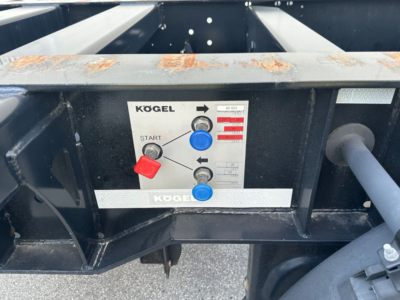 Kögel SN 24 LIFT SAF 2x20 1x30 1x40 6STK - סמיטריילר מוביל מכולות/ החלפת גוף: תמונה 5 Kögel SN 24 LIFT SAF 2x20 1x30 1x40 6STK - סמיטריילר מוביל מכולות/ החלפת גוף: תמונה 5