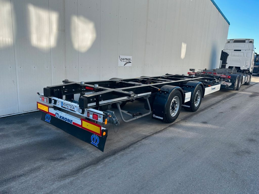 Krone ZZW 18elE10 Tadem BPW Maxi - קרון נגרר מוביל מכולות/ החלפת גוף: תמונה 3 Krone ZZW 18elE10 Tadem BPW Maxi - קרון נגרר מוביל מכולות/ החלפת גוף: תמונה 3