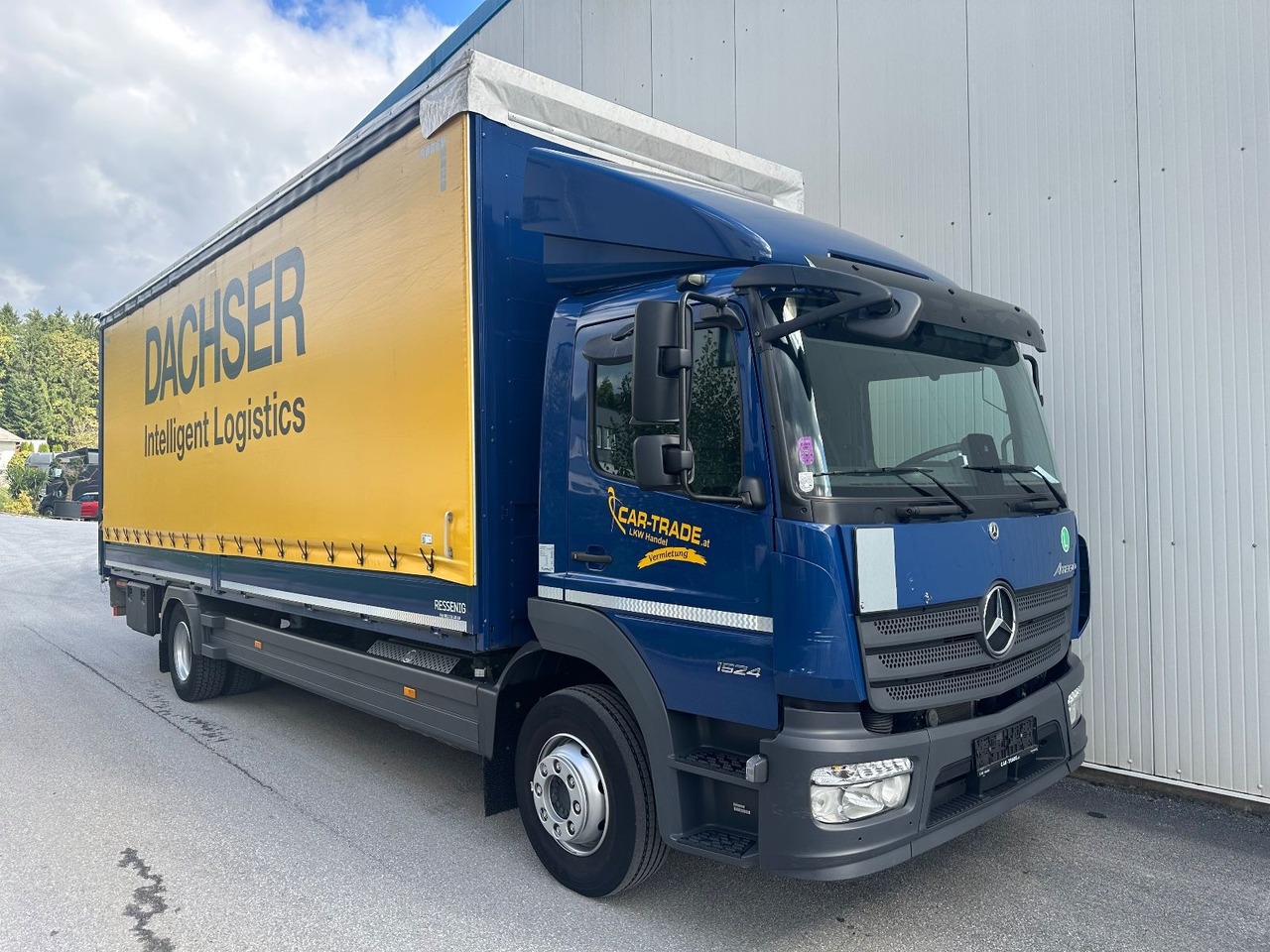 Mercedes-Benz Atego 1524 LBW - משאית וילונות צד: תמונה 2 Mercedes-Benz Atego 1524 LBW - משאית וילונות צד: תמונה 2