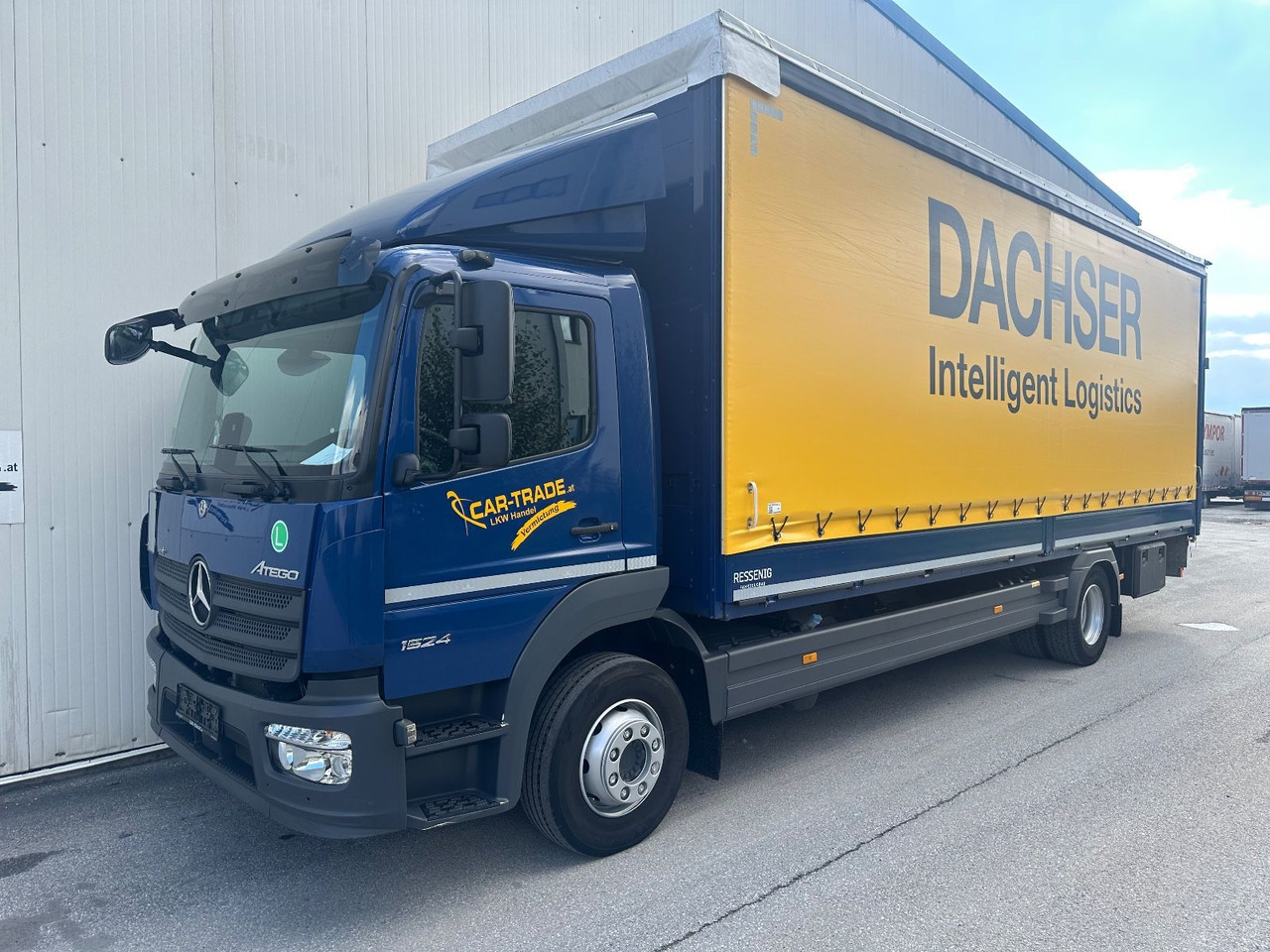 Mercedes-Benz Atego 1524 LBW - משאית וילונות צד: תמונה 1 Mercedes-Benz Atego 1524 LBW - משאית וילונות צד: תמונה 1