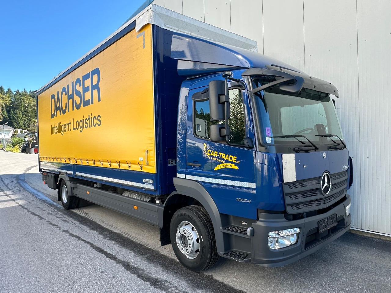 Mercedes-Benz Atego 1524 LBW - משאית וילונות צד: תמונה 2 Mercedes-Benz Atego 1524 LBW - משאית וילונות צד: תמונה 2