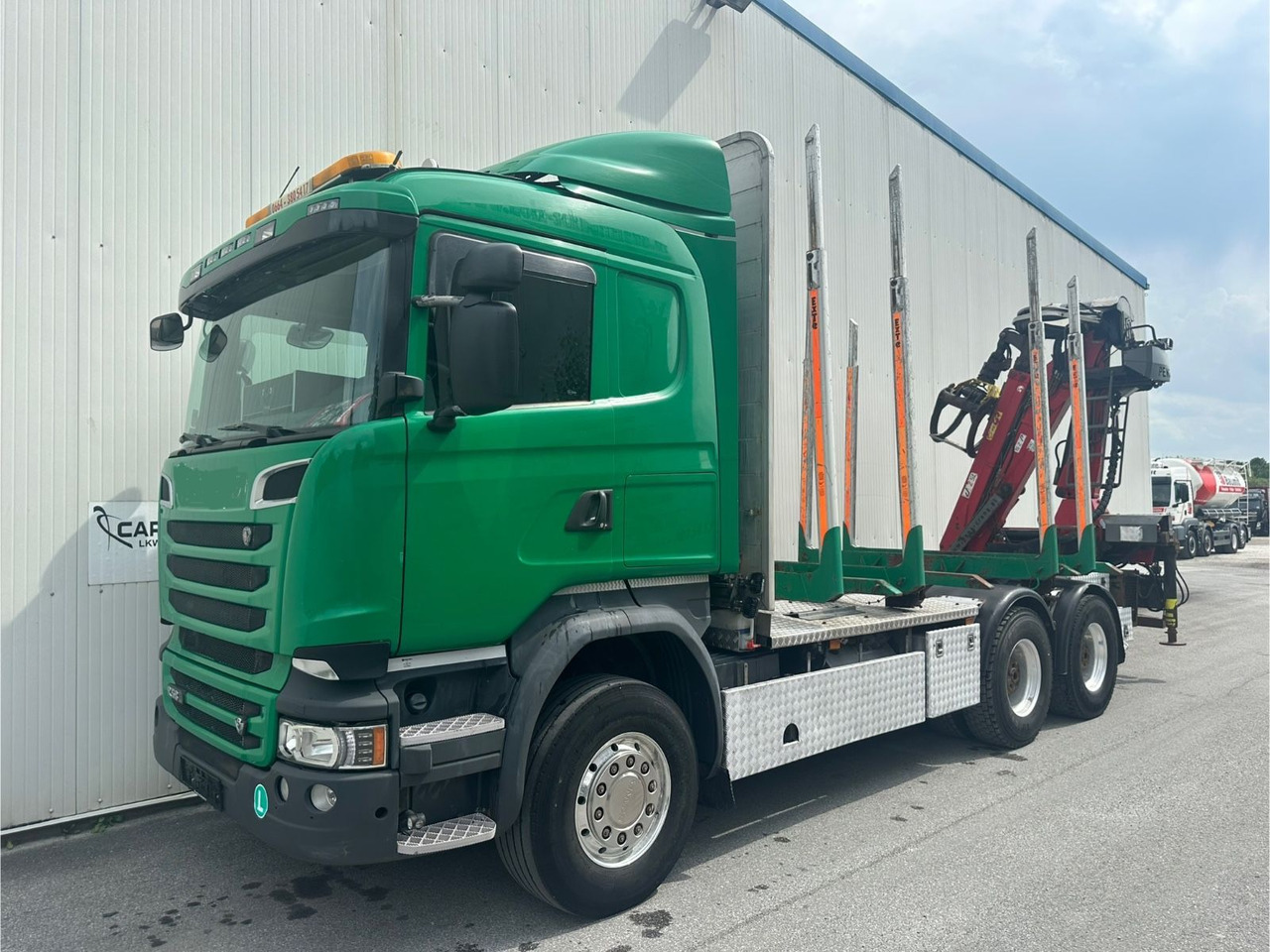 Scania R 580 V8 Penz Kran 2x Telespok - משאית עץ, משאית מנוף: תמונה 1 Scania R 580 V8 Penz Kran 2x Telespok - משאית עץ, משאית מנוף: תמונה 1