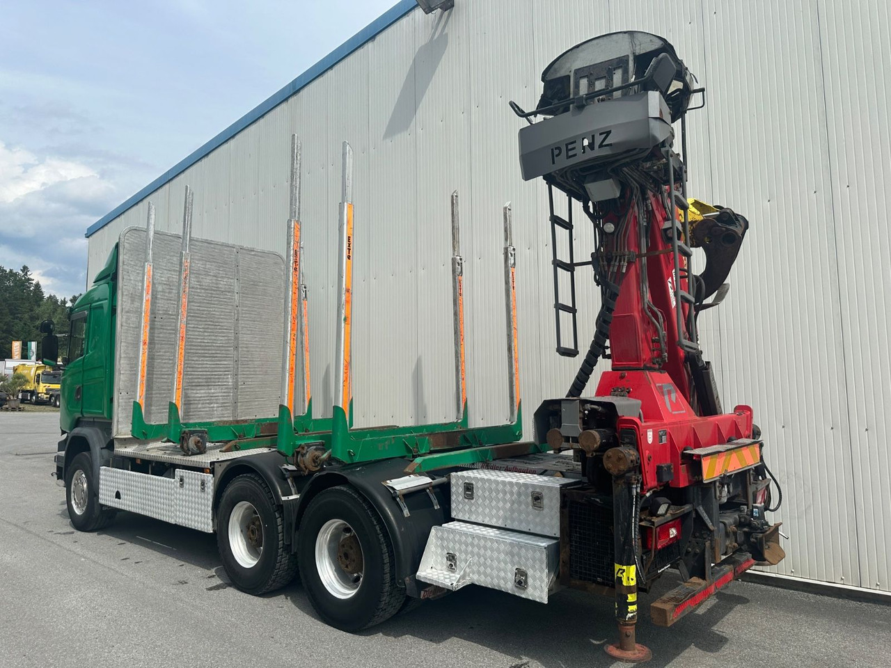 Scania R 580 V8 Penz Kran 2x Telespok - משאית עץ, משאית מנוף: תמונה 4 Scania R 580 V8 Penz Kran 2x Telespok - משאית עץ, משאית מנוף: תמונה 4