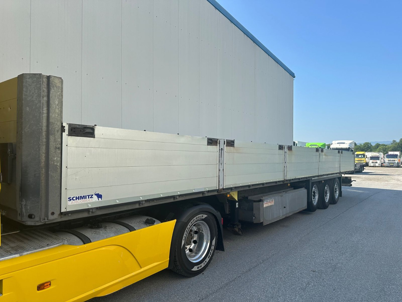 Schmitz Cargobull SCB 24 Bordwand 800 Lift Pal-Kast - סמיטריילר צד נופל/ שטוח: תמונה 1 Schmitz Cargobull SCB 24 Bordwand 800 Lift Pal-Kast - סמיטריילר צד נופל/ שטוח: תמונה 1
