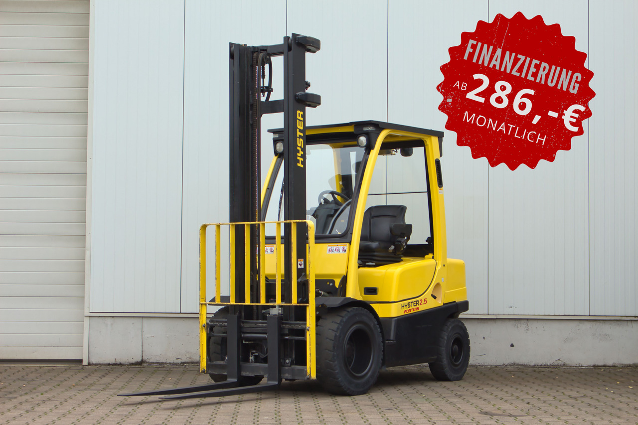 HYSTER Hyster H2.5FT - nur 1370h - Bj. 2013 - mit Beleuchtung - מלגזת סולר: תמונה 1 HYSTER Hyster H2.5FT - nur 1370h - Bj. 2013 - mit Beleuchtung - מלגזת סולר: תמונה 1
