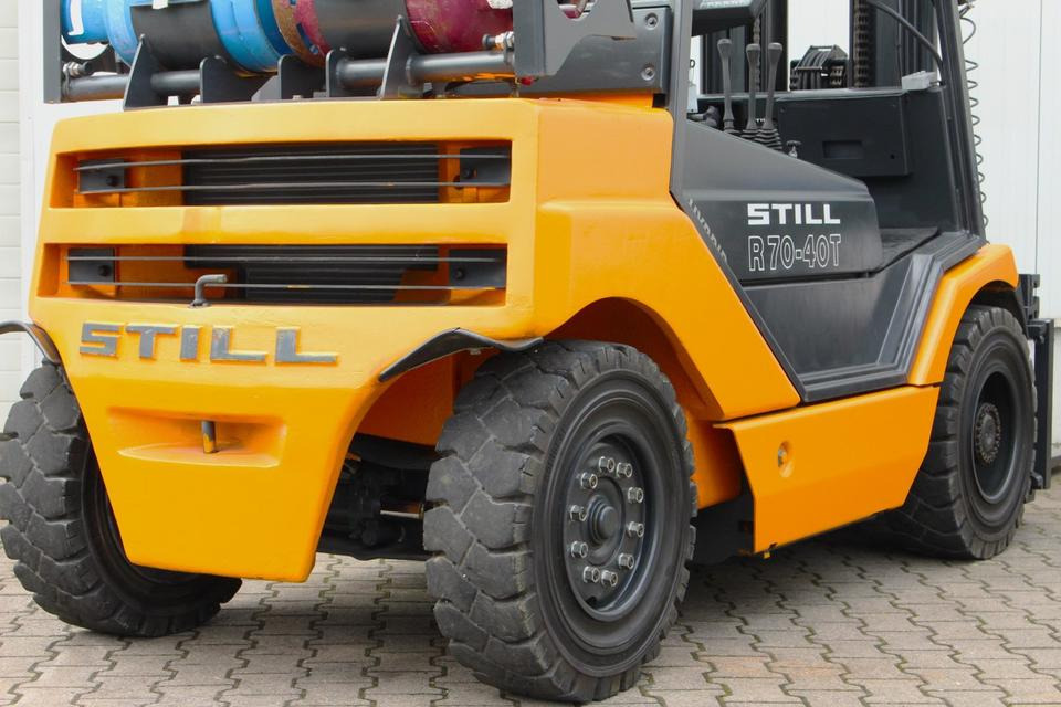 מלגזת LPG STILL R70-40T Gas  Triplex 4t Klammergabel: תמונה 10