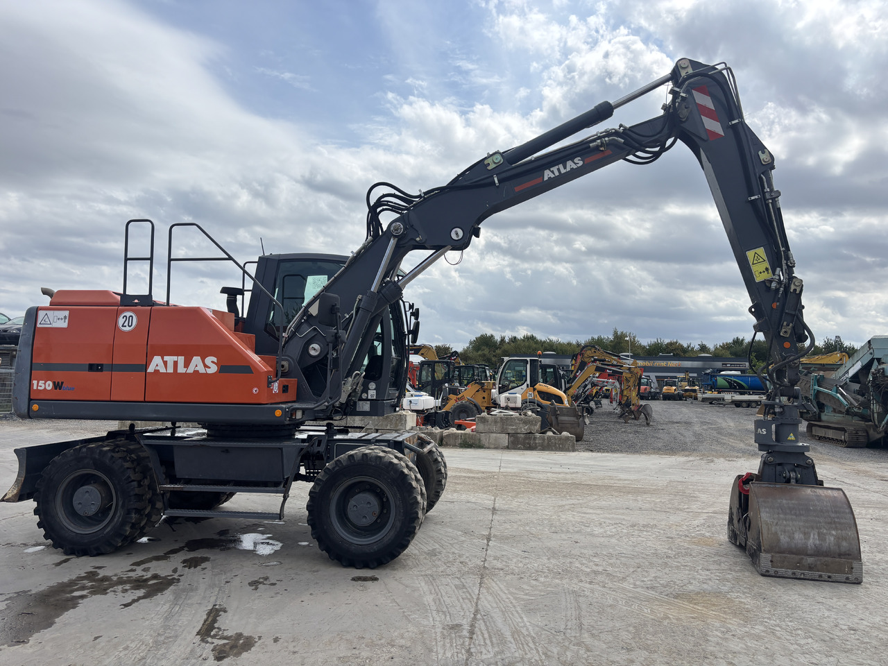 ATLAS 150 W - מחפר גלגלים: תמונה 3 ATLAS 150 W - מחפר גלגלים: תמונה 3