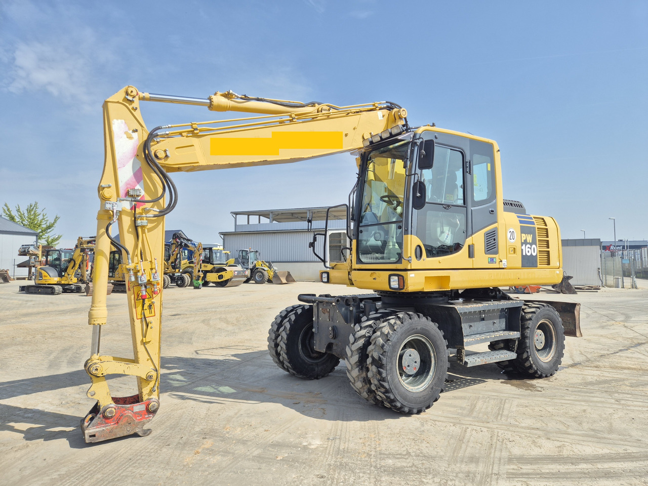 KOMATSU PW 160 - 8 - מחפר גלגלים: תמונה 2 KOMATSU PW 160 - 8 - מחפר גלגלים: תמונה 2