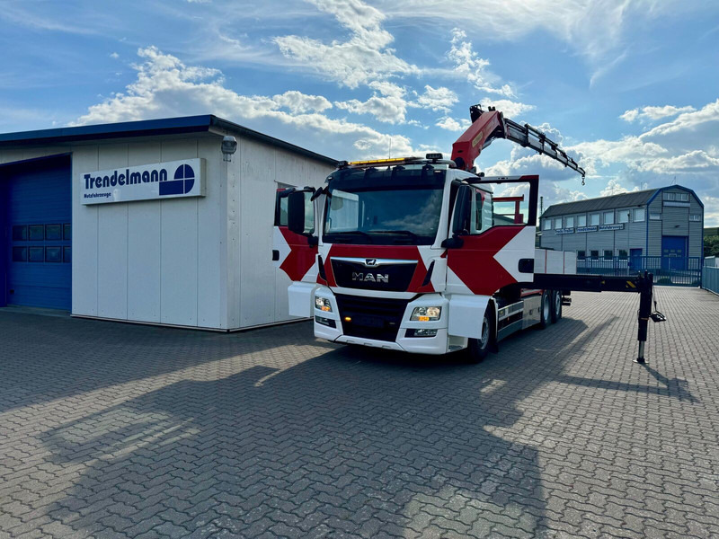MAN TGS 26.460 6x2 Lenk-Liftachse Palfingerkran PK 22002 hi Fahrerha - משאית מנוף, משאית מנוף: תמונה 1 MAN TGS 26.460 6x2 Lenk-Liftachse Palfingerkran PK 22002 hi Fahrerha - משאית מנוף, משאית מנוף: תמונה 1