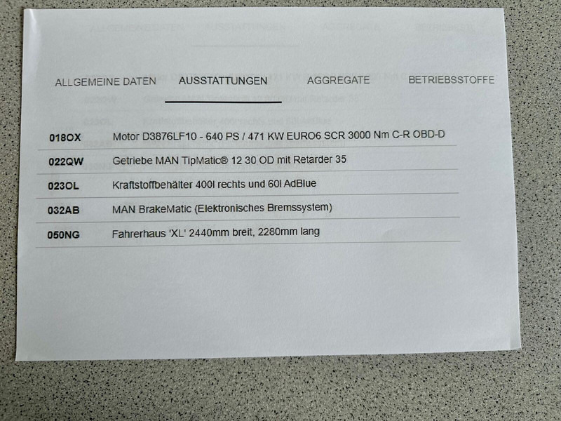 MAN TGS 33.640 6x4 Kipphydraulic-Retarder - יחידת טרקטור: תמונה 5 MAN TGS 33.640 6x4 Kipphydraulic-Retarder - יחידת טרקטור: תמונה 5