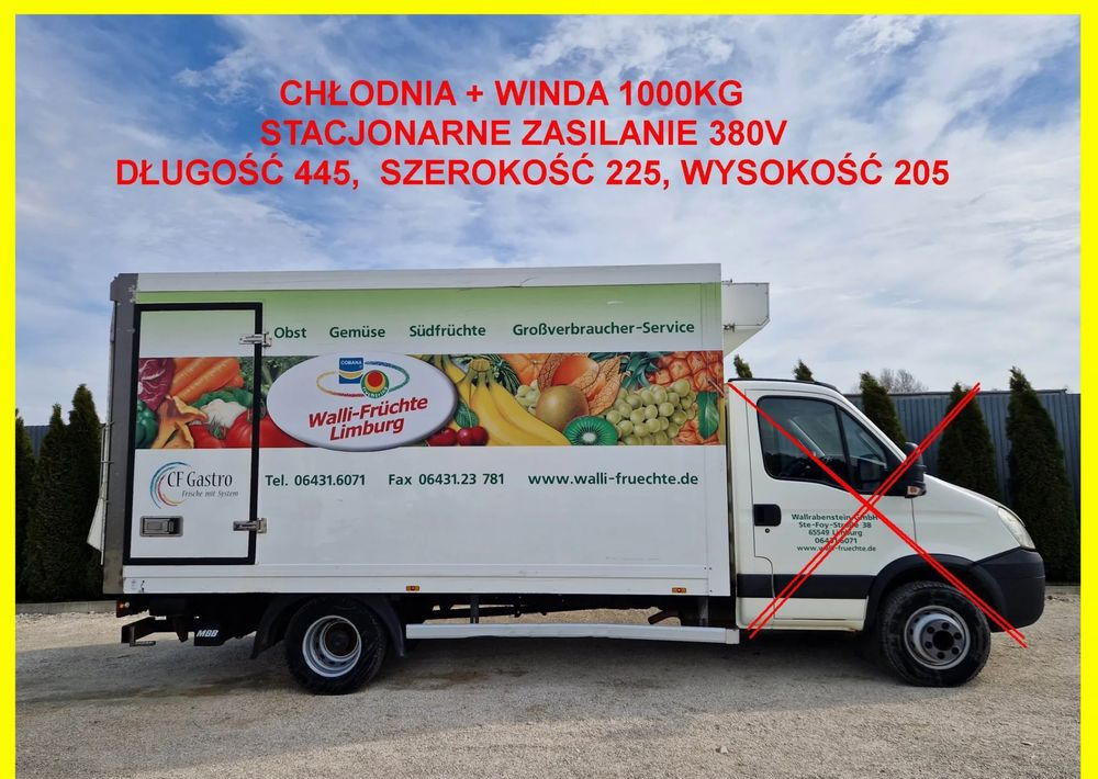 Chłodnia 8 palet + winda 1000kg, zasilanie stacjonarne, Iveco 70, Mascott, Atego, Sprinter, stan idealny! - גוף החלפה למקרר: תמונה 1 Chłodnia 8 palet + winda 1000kg, zasilanie stacjonarne, Iveco 70, Mascott, Atego, Sprinter, stan idealny! - גוף החלפה למקרר: תמונה 1