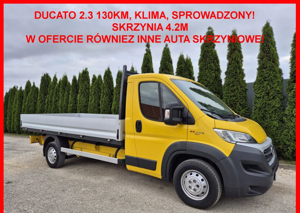 Fiat Ducato 2.3 130KM - כלי רכב מסחרי במיטה שטוחה: תמונה 1 Fiat Ducato 2.3 130KM - כלי רכב מסחרי במיטה שטוחה: תמונה 1