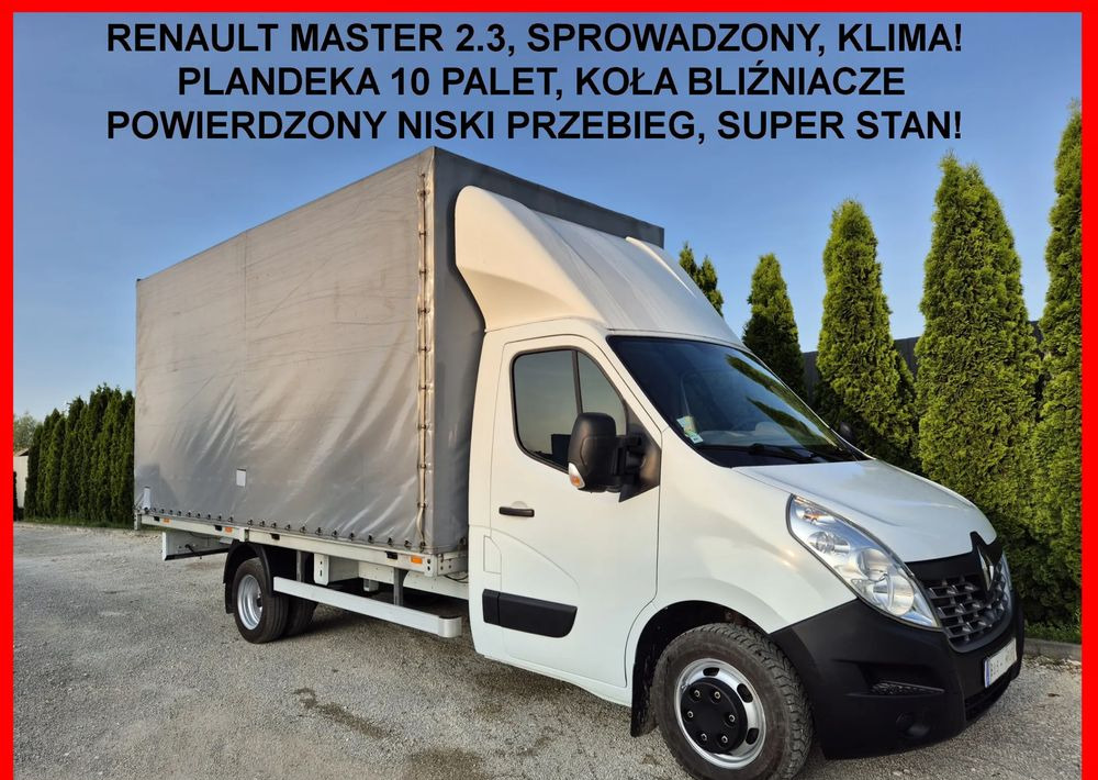 Renault Master 2.3 Plandeka 10 palet Bliźniaki - כלי רכב מסחרי במיטה שטוחה: תמונה 1 Renault Master 2.3 Plandeka 10 palet Bliźniaki - כלי רכב מסחרי במיטה שטוחה: תמונה 1