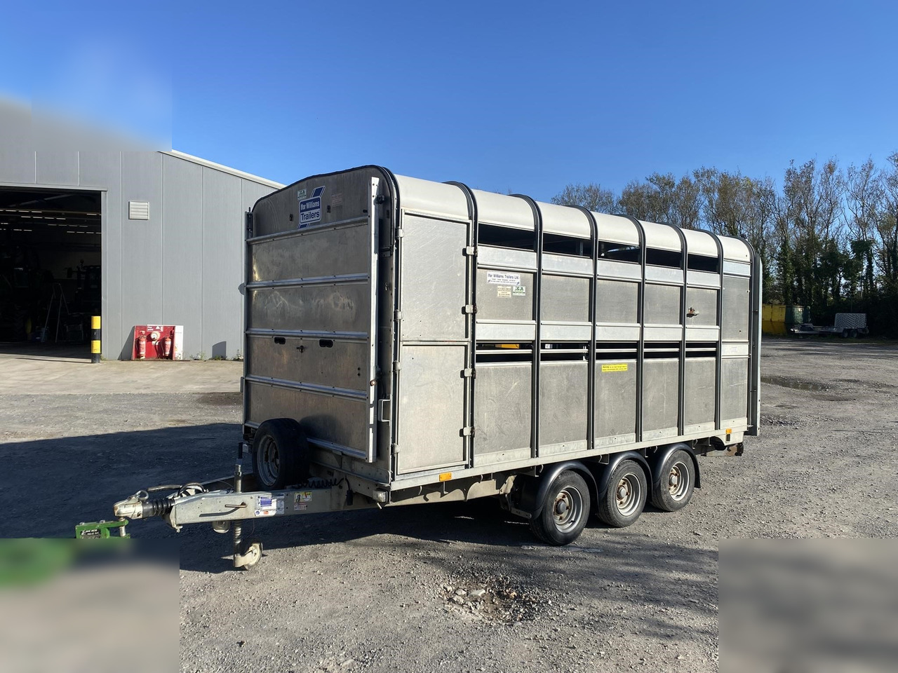 2017 IFOR WILLIAMS DP120G - קרון נגרר להובלת בעלי חיים: תמונה 1 2017 IFOR WILLIAMS DP120G - קרון נגרר להובלת בעלי חיים: תמונה 1