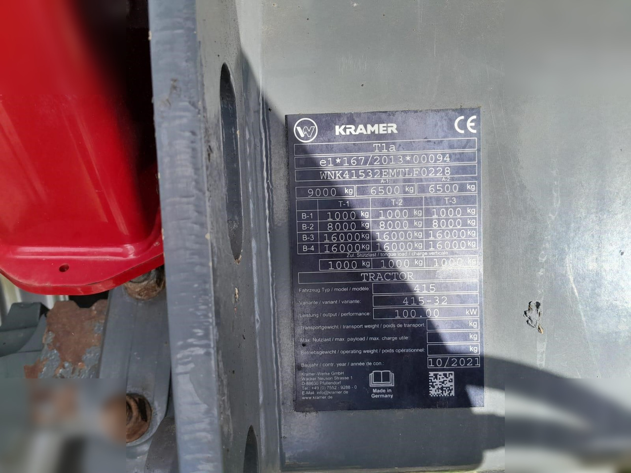 מפעיל טלסקופי 2022 KRAMER KT356: תמונה 11 מפעיל טלסקופי 2022 KRAMER KT356: תמונה 11