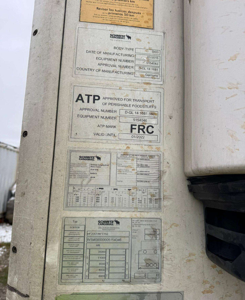 סמיטריילר עם קירור Schmitz Standart 7 cm multitemp: תמונה 15