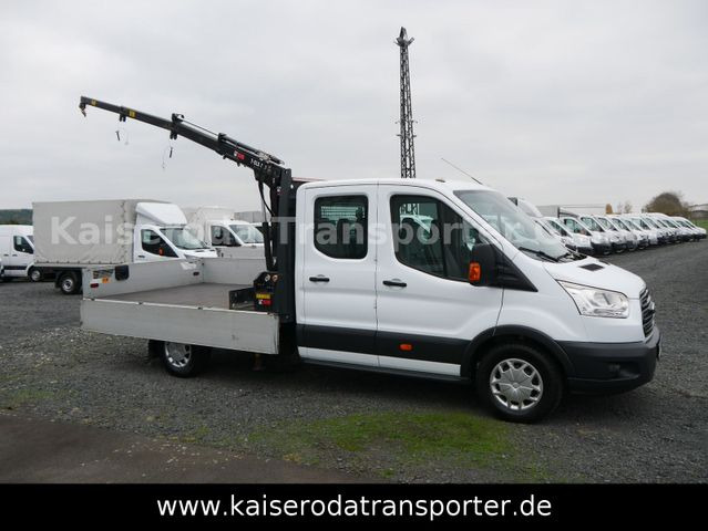 Ford Transit FT 350 L4 HA DoKa Pritsche+Kran Klima - כלי רכב מסחרי במיטה שטוחה: תמונה 1 Ford Transit FT 350 L4 HA DoKa Pritsche+Kran Klima - כלי רכב מסחרי במיטה שטוחה: תמונה 1